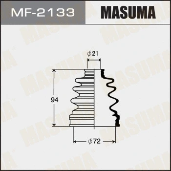 MF-2133 MASUMA Комплект пыльника, приводной вал (фото 1)