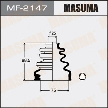 MF-2147 MASUMA Комплект пыльника, приводной вал (фото 1)