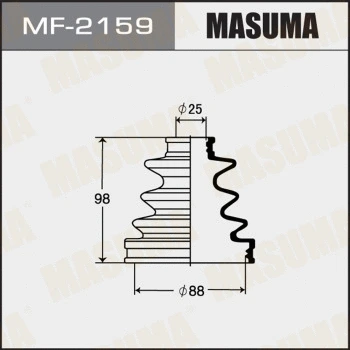 MF-2159 MASUMA Комплект пыльника, приводной вал (фото 1)