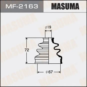 MF-2163 MASUMA Комплект пыльника, приводной вал (фото 1)
