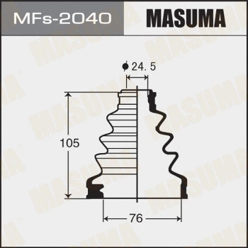 MFs-2040 MASUMA Комплект пыльника, приводной вал (фото 1)
