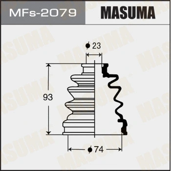 MFs-2079 MASUMA Комплект пыльника, приводной вал (фото 1)