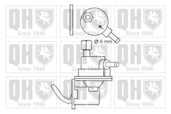 QFP107 QUINTON HAZELL Топливный насос (фото 2)
