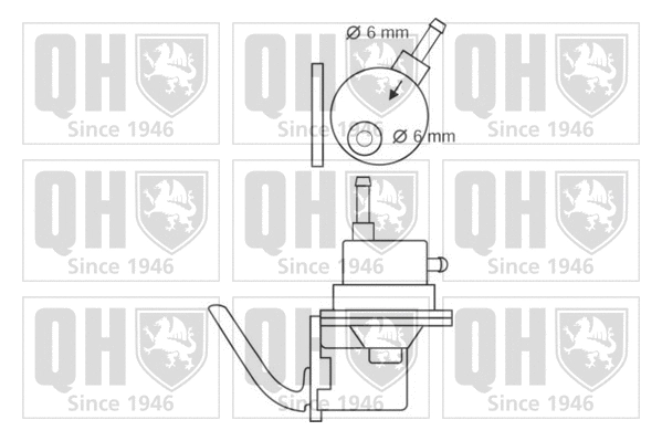 QFP42 QUINTON HAZELL Топливный насос (фото 2)