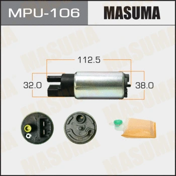 MPU-106 MASUMA Топливный насос (фото 1)