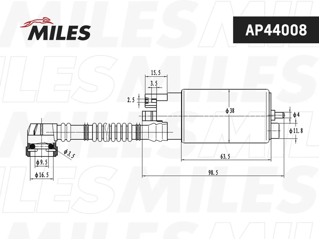 AP44008 MILES Топливный насос (фото 2)