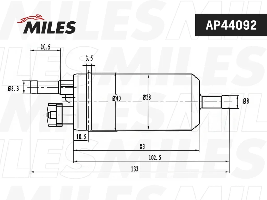 AP44092 MILES Топливный насос (фото 2)