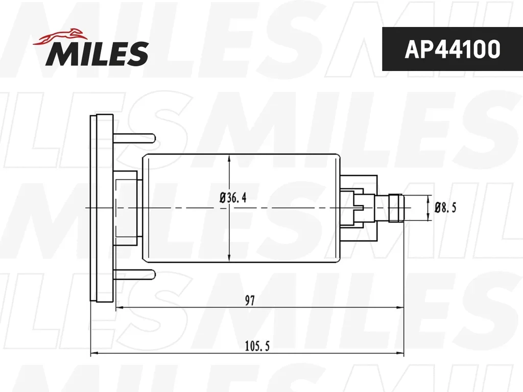 AP44100 MILES Топливный насос (фото 2)