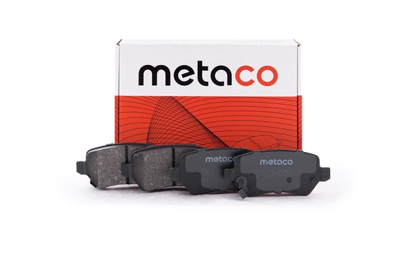 3010-008 METACO Колодки тормозные задние дисковые к-кт metaco (фото 1)