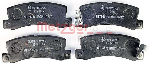 1170277 METZGER Комплект тормозных колодок, дисковый тормоз (фото 6)