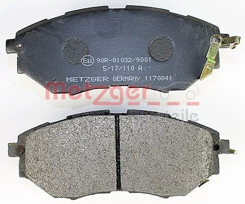 1170841 METZGER Комплект тормозных колодок, дисковый тормоз (фото 8)