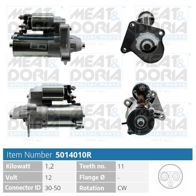 5014010R MEAT & DORIA Стартер (фото 1)