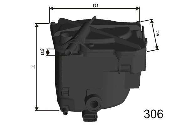 F110 MISFAT Топливный фильтр (фото 2)