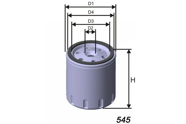 Z455 MISFAT Масляный фильтр (фото 2)