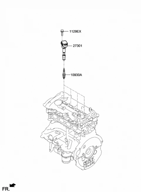 27300-2E601 HYUNDAI/KIA/MOBIS Катушка зажигания (фото 10)