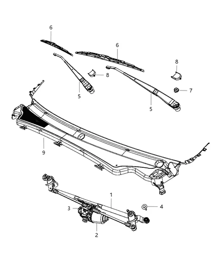 68079859AA CHRYSLER Щетка стеклоочистителя Chrysler 68079859AA (фото 4)