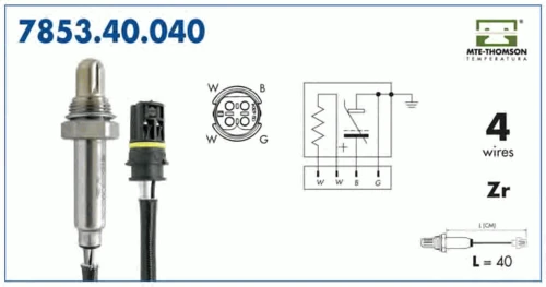 7853.40.040 MTE-THOMSON Лямбда-зонд (фото 2)