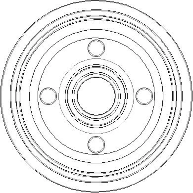 NDR230 NATIONAL Тормозной барабан (фото 1)