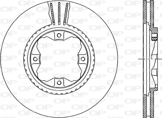 BDR1220.20 OPEN PARTS Тормозной диск (фото 3)