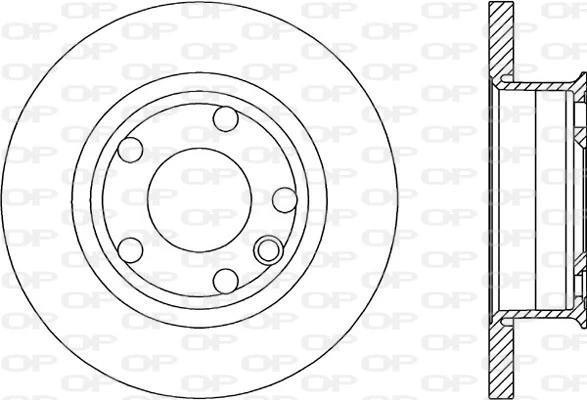 BDR1588.10 OPEN PARTS Тормозной диск (фото 3)