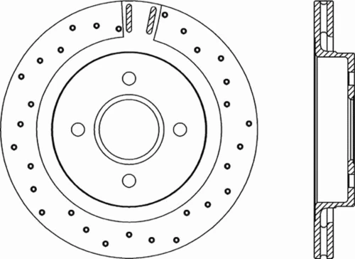 BDRS1178.25 OPEN PARTS Тормозной диск (фото 2)