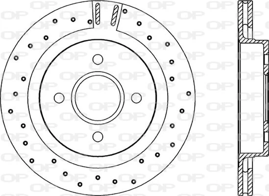 BDRS1178.25 OPEN PARTS Тормозной диск (фото 3)