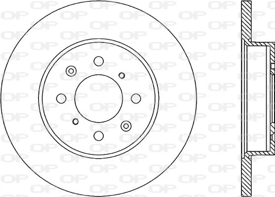 BDA1752.10 OPEN PARTS Тормозной диск (фото 3)