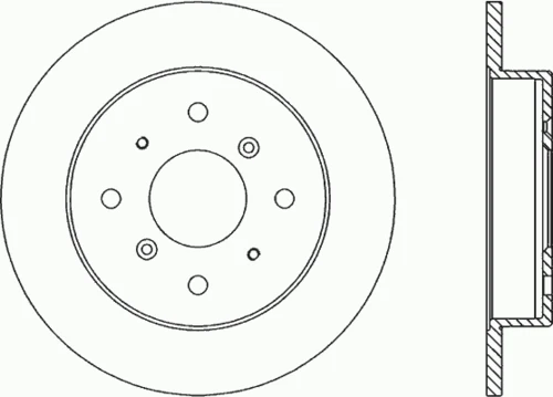 BDR1056.10 OPEN PARTS Тормозной диск (фото 2)