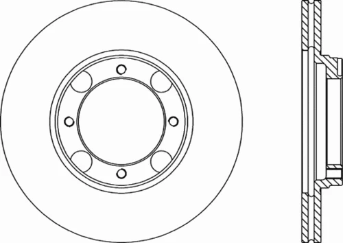 BDA1192.20 OPEN PARTS Тормозной диск (фото 2)