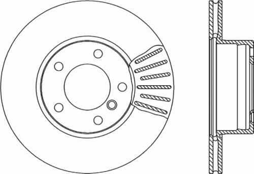 BDR1669.20 OPEN PARTS Тормозной диск (фото 2)