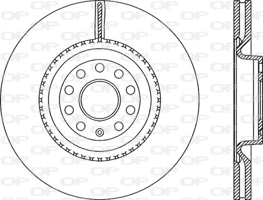 BDA2337.20 OPEN PARTS Тормозной диск (фото 3)