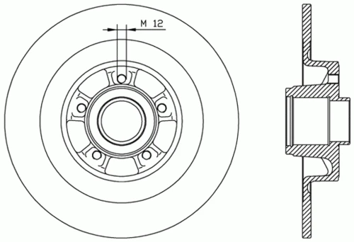 BDA1962.10 OPEN PARTS Тормозной диск (фото 2)