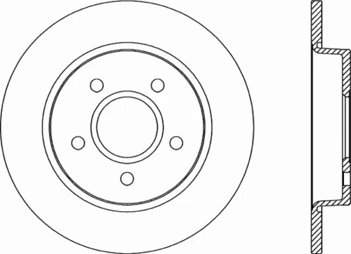 BDA2041.10 OPEN PARTS Тормозной диск (фото 2)