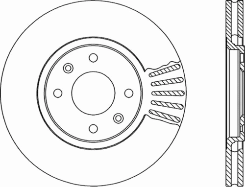 BDA1715.20 OPEN PARTS Тормозной диск (фото 2)