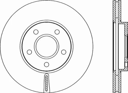 BDA2141.20 OPEN PARTS Тормозной диск (фото 2)