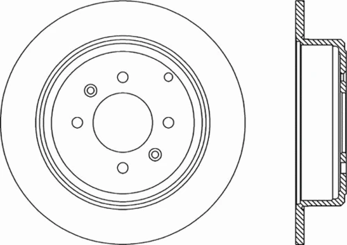 BDR1716.10 OPEN PARTS Тормозной диск (фото 2)