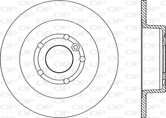 BDR1750.10 OPEN PARTS Тормозной диск (фото 3)