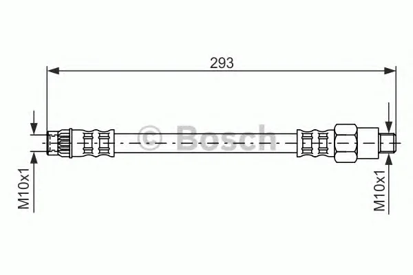 1 987 476 494 BOSCH Тормозной шланг (фото 1)