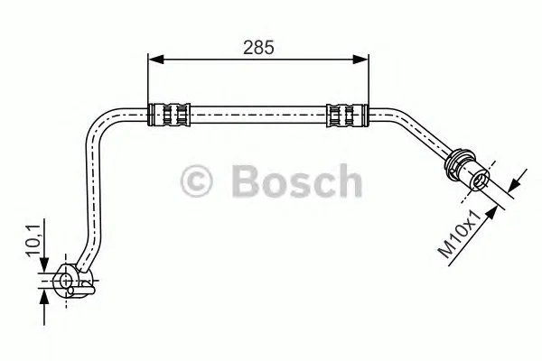 1 987 476 513 BOSCH Тормозной шланг (фото 1)