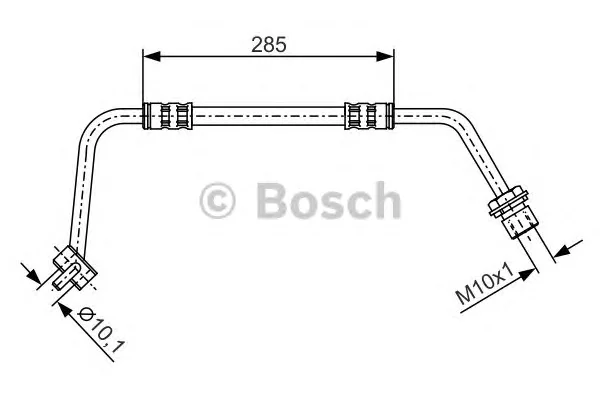 1 987 476 514 BOSCH Тормозной шланг (фото 1)