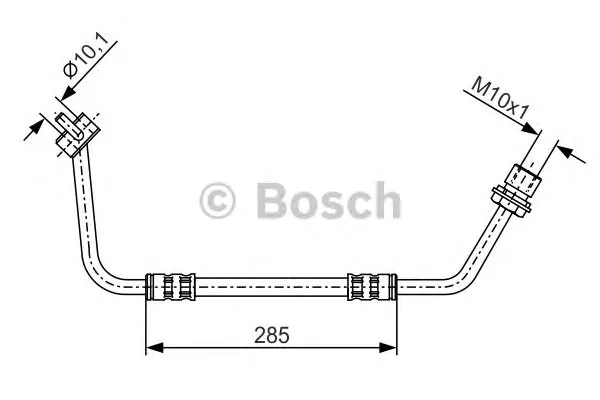 1 987 476 515 BOSCH Тормозной шланг (фото 1)