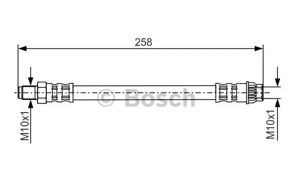 1 987 476 532 BOSCH Тормозной шланг (фото 1)