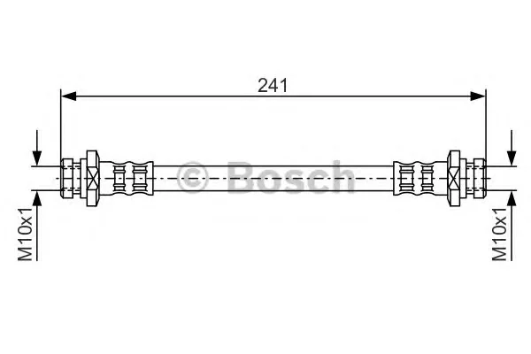 1 987 476 738 BOSCH Тормозной шланг (фото 1)