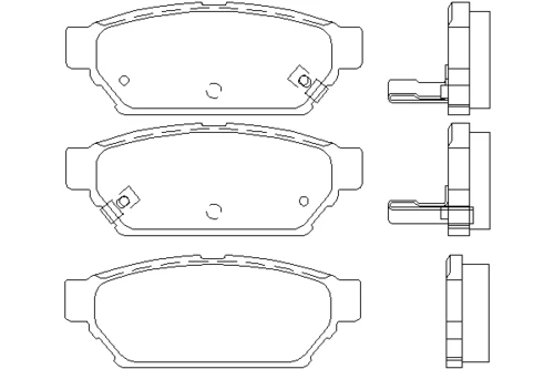 T3042 BEHR/HELLA/PAGID Комплект тормозных колодок, дисковый тормоз (фото 2)