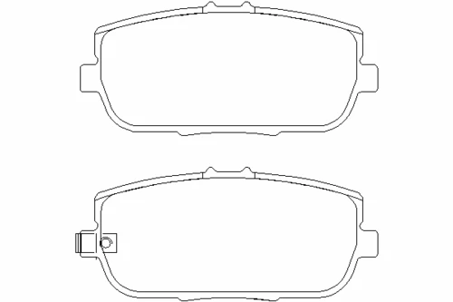 T1572 BEHR/HELLA/PAGID Комплект тормозных колодок, дисковый тормоз (фото 2)