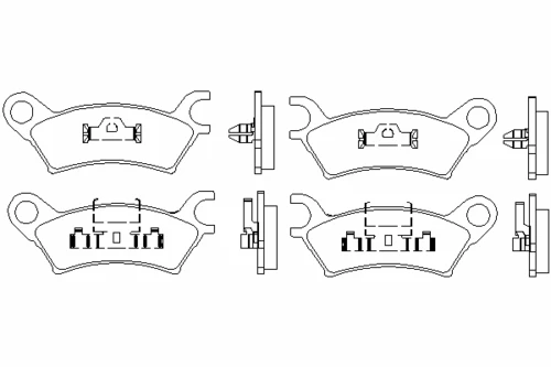 T0323 BEHR/HELLA/PAGID Комплект тормозных колодок, диско (фото 1)