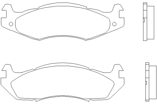 T0385 BEHR/HELLA/PAGID Комплект тормозных колодок, дисковый тормоз (фото 2)