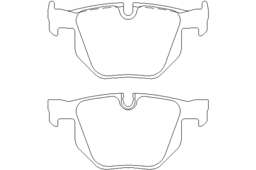 T1366 BEHR/HELLA/PAGID Комплект тормозных колодок, дисковый тормоз (фото 2)