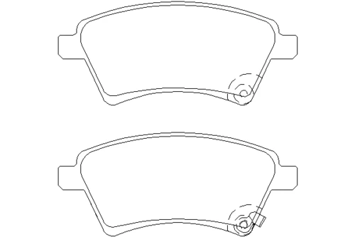 T1616 BEHR/HELLA/PAGID Комплект тормозных колодок, дисковый тормоз (фото 2)