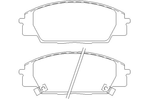 T1280 BEHR/HELLA/PAGID Комплект тормозных колодок, дисковый тормоз (фото 2)